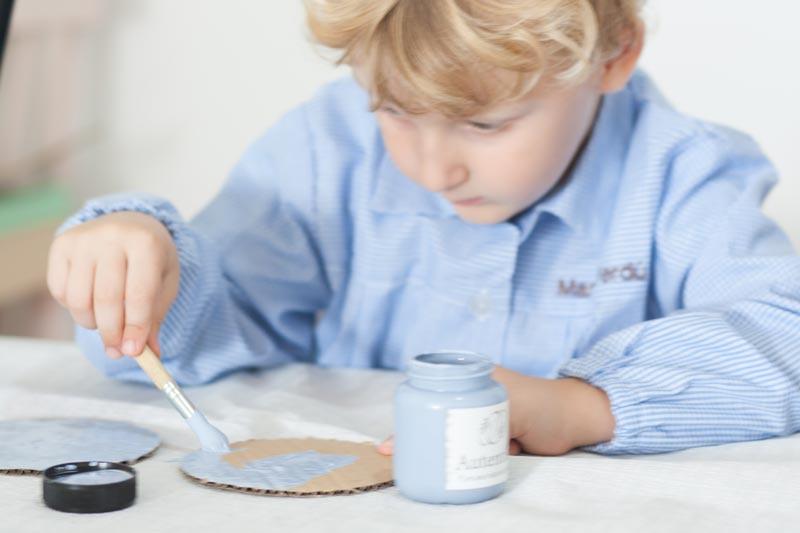 Manualidades para peques. Tambor de mano.