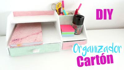 Como hacer una caja organizadora de cartón para infusiones. Ideas con  Amparo Lacruz 