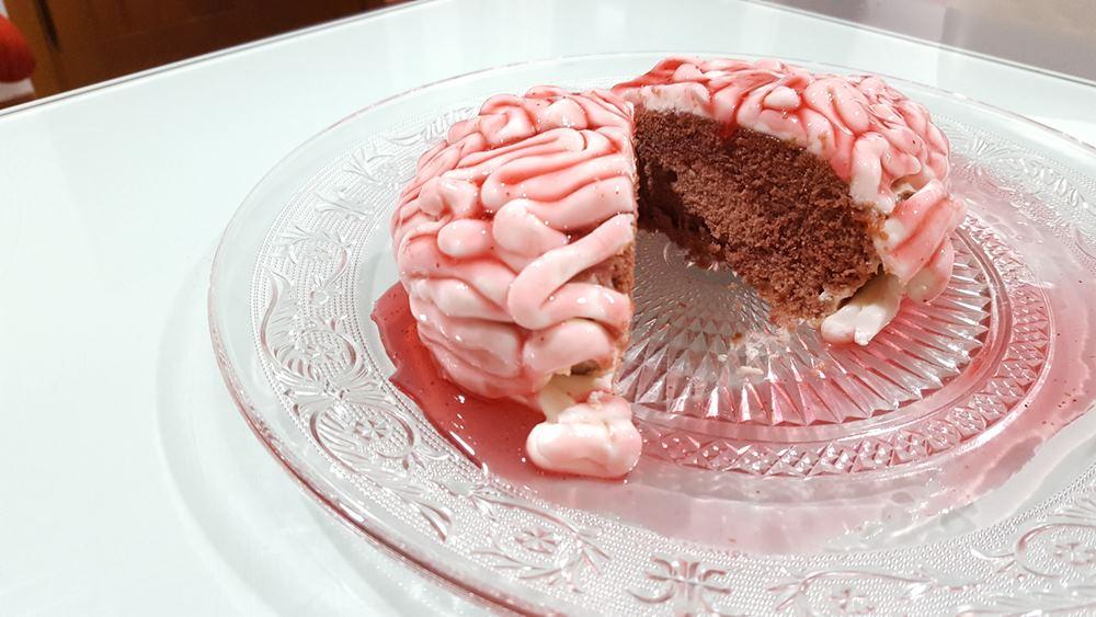tarta cerebro o brain cake