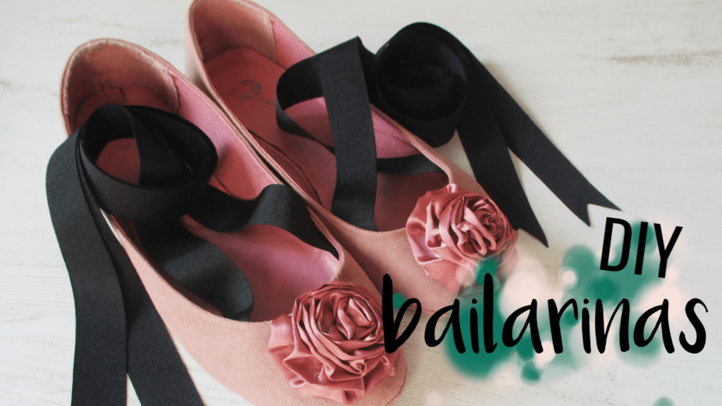 DIY Bailarinas efecto zapatilla de ballet