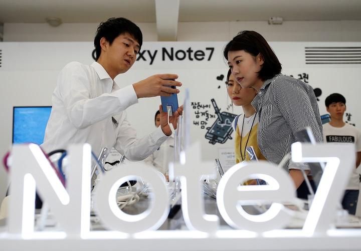 Aumenta la demanda del samsung galaxy s7 edge Note 7 explota