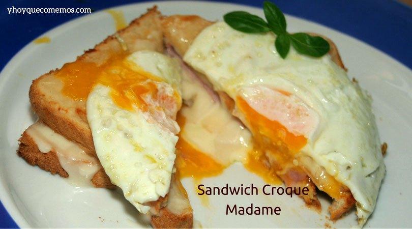 Sandwich croque madame