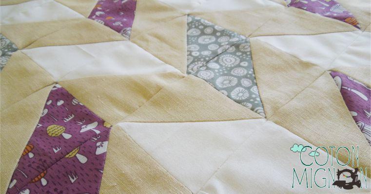 Cojín en Patchwork acolchado (quilted) segunda entrega