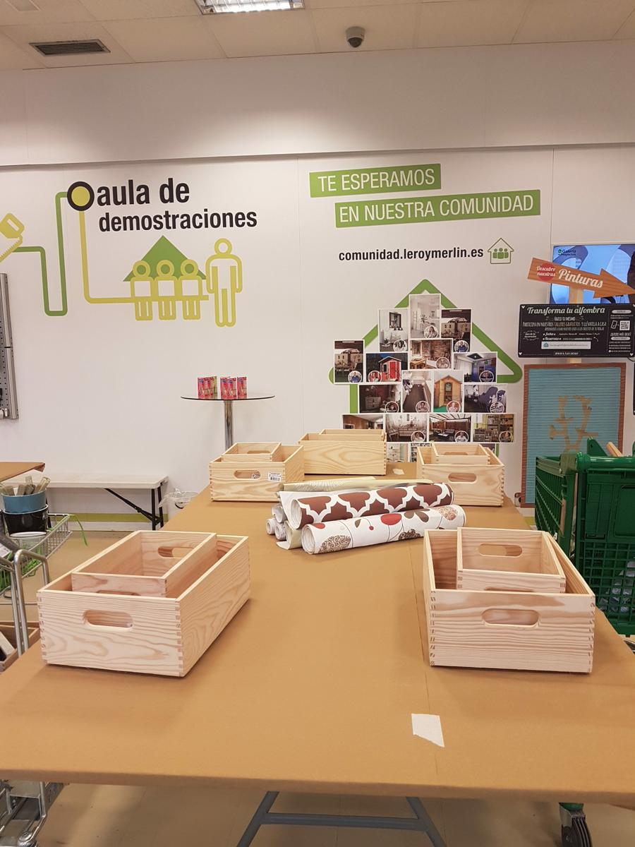 Estanterias DIY - Los momentos previos al taller