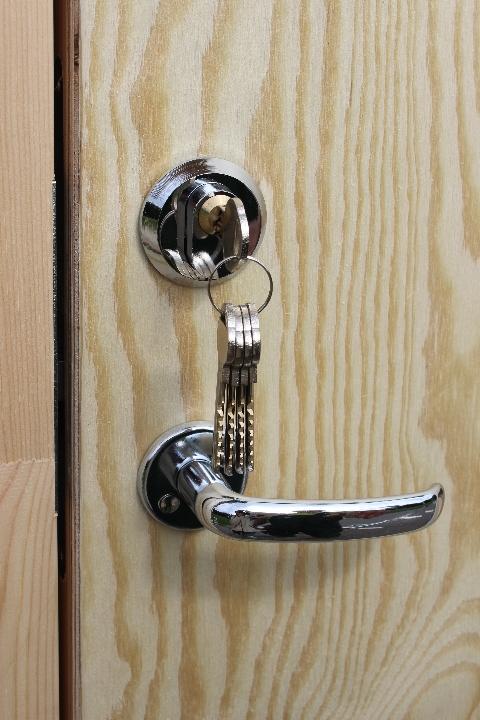 Detalle puerta de madera