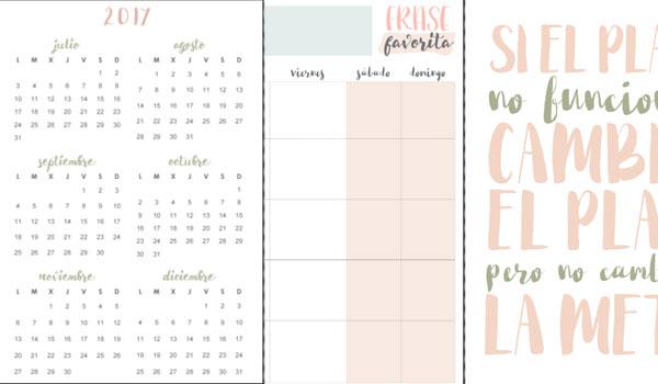 agenda 2017 diseño femenino