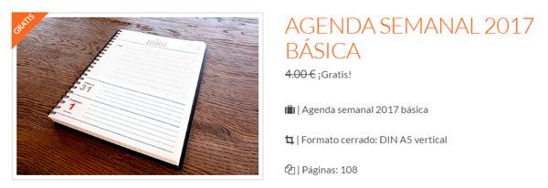 agenda 2017 semanal básica indesign