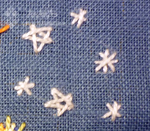punto-recto-o-lanzado-estrellas