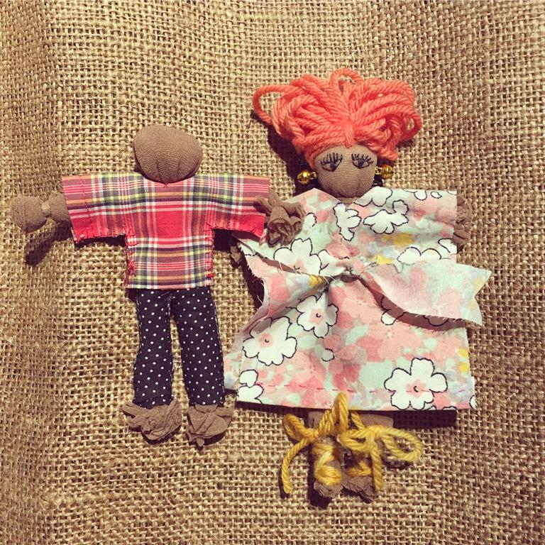 Muñecos de arpilleras