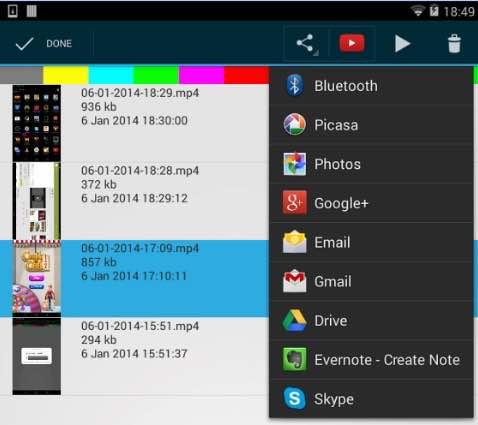 como grabar pantalla android