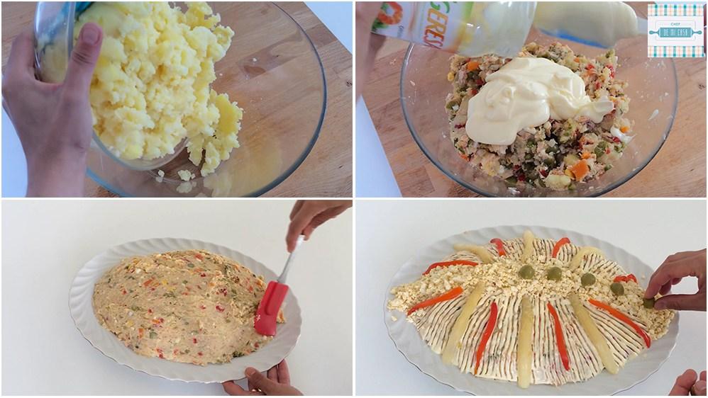 Receta de Ensaladilla Rusa Casera paso a paso 2
