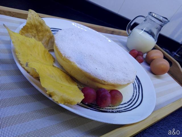 Tarta de queso japonesa.