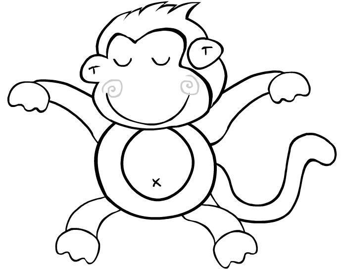 Dibujo De Mono Pintar