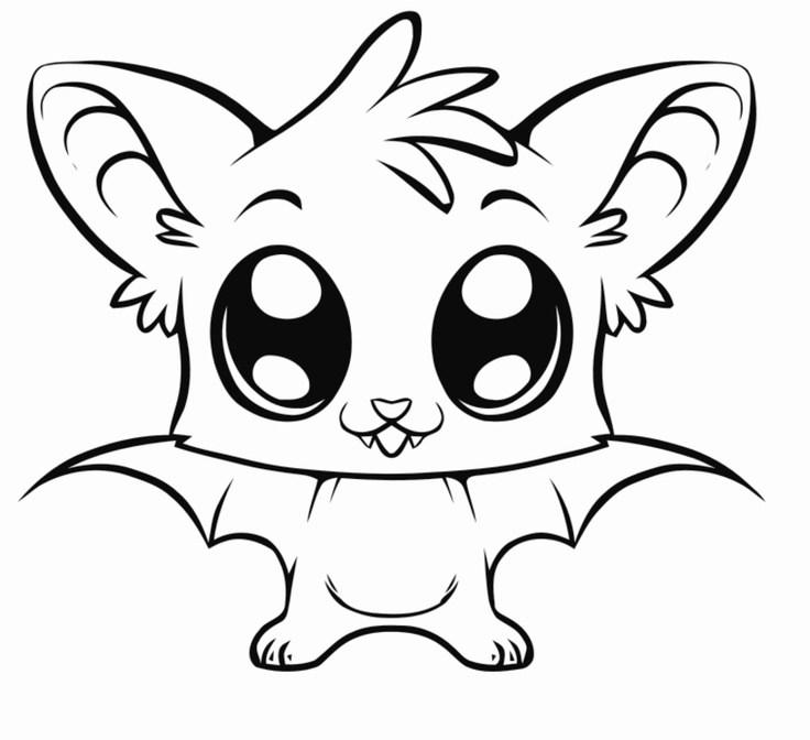 Murcielago Para Colorear