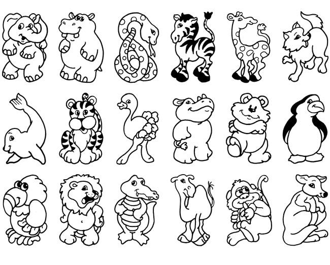 Dibujos De Animales Para Pintar