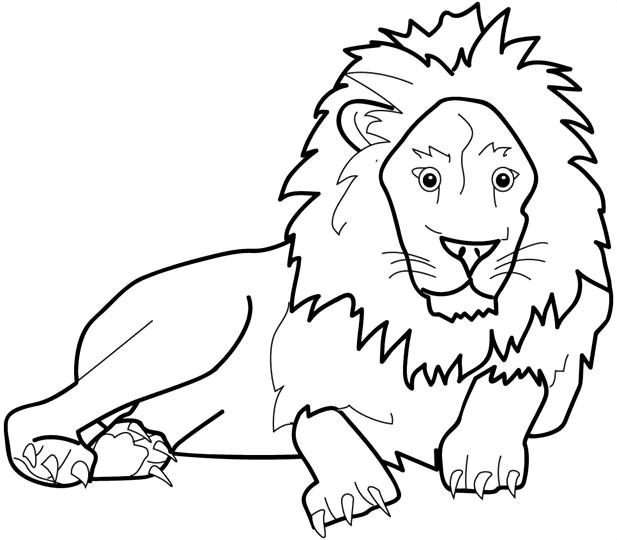 Leon Para Dibujar