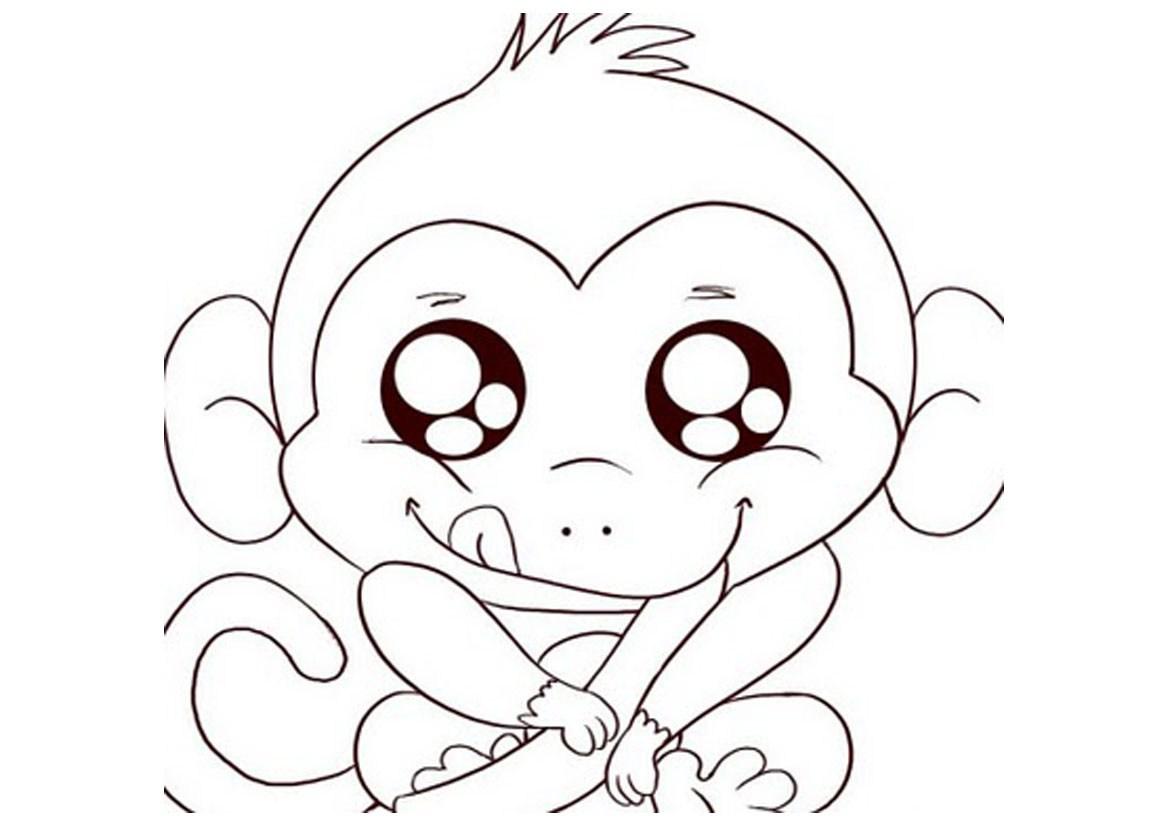 Mono Para Colorear