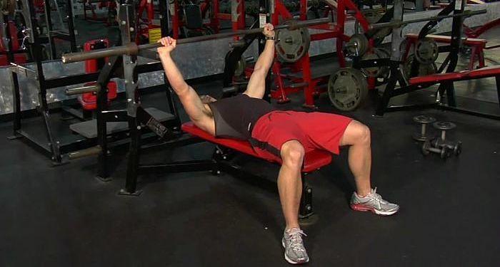 Prensa de banco Barbell - Medium Grip