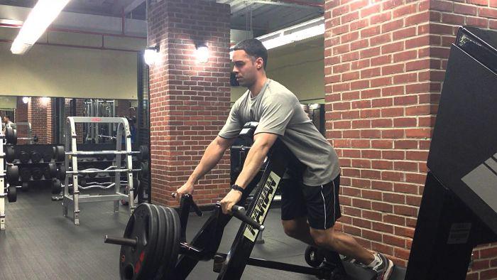 Lying T-Bar Row