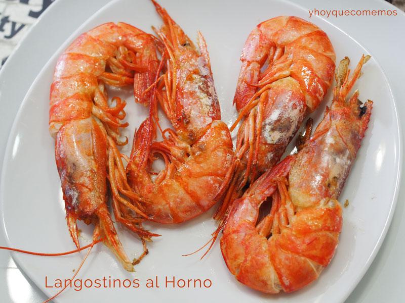 langostinos al horno