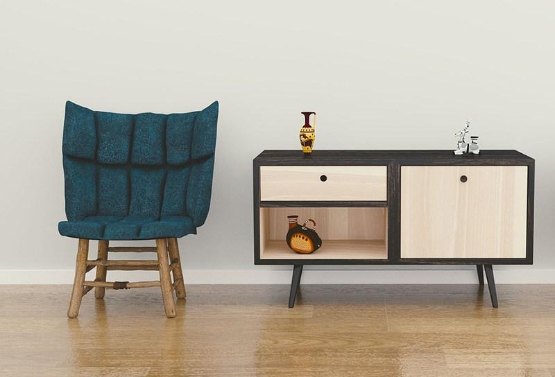 pintar con chalk paint un mueble de madera