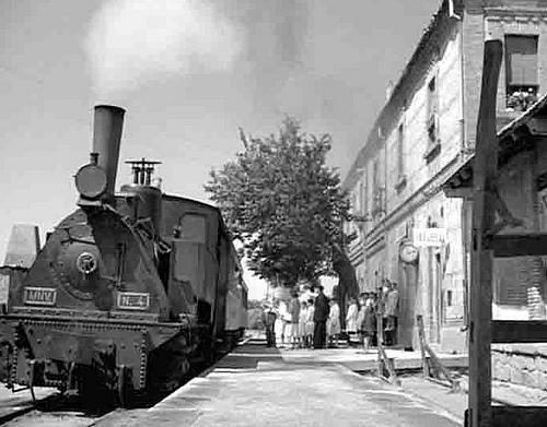 Locomotora krauss Alberche en Almorox