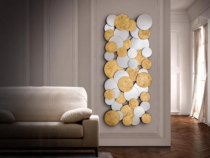 decora con espejos dorados