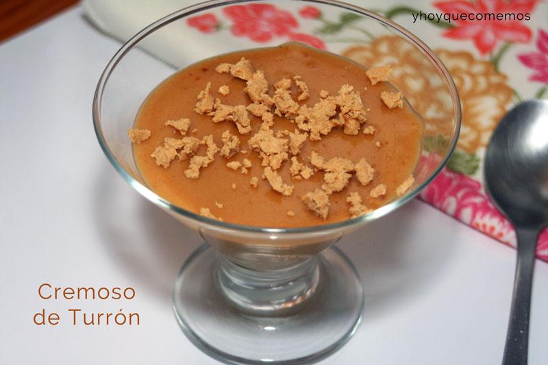 Cremoso de turrón