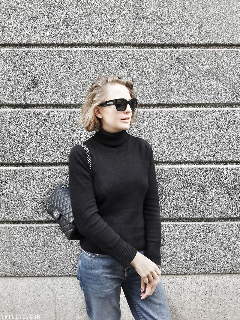 Trini |Isabel Marant coat Chanel ballet flats