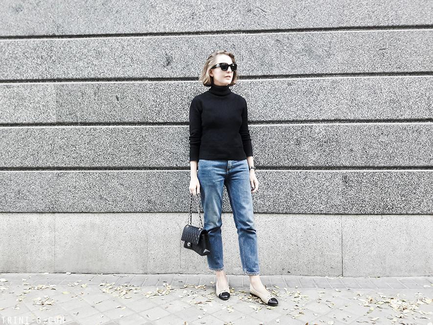 Trini |Isabel Marant coat Chanel ballet flats