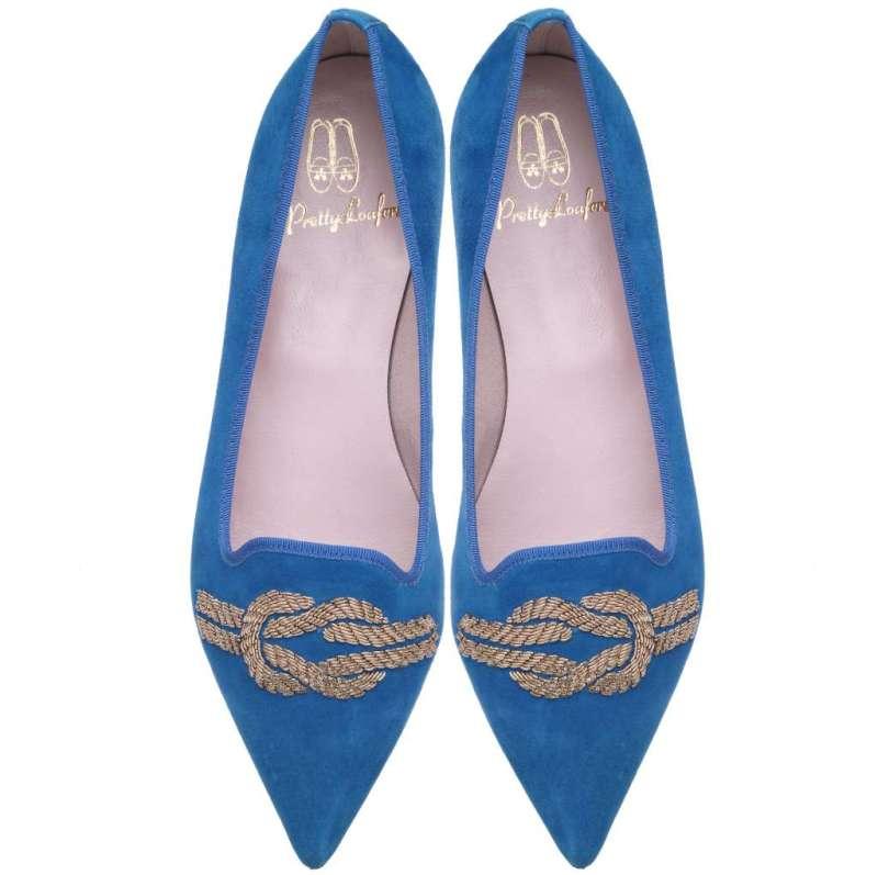 Pretty Ballerinas Ella blue nautical
