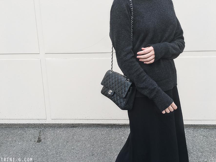Trini | The Row Janni skirt Chanel ballet flats