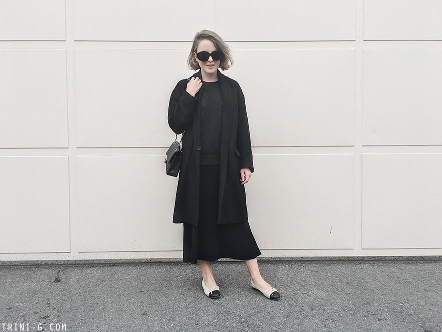Trini | The Row Janni skirt Chanel ballet flats