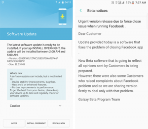 Android 7.0 Android y el Samsung Galaxy S7