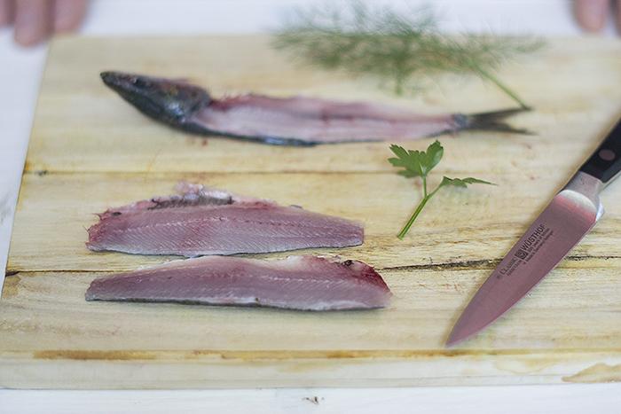 como filetear sardinas