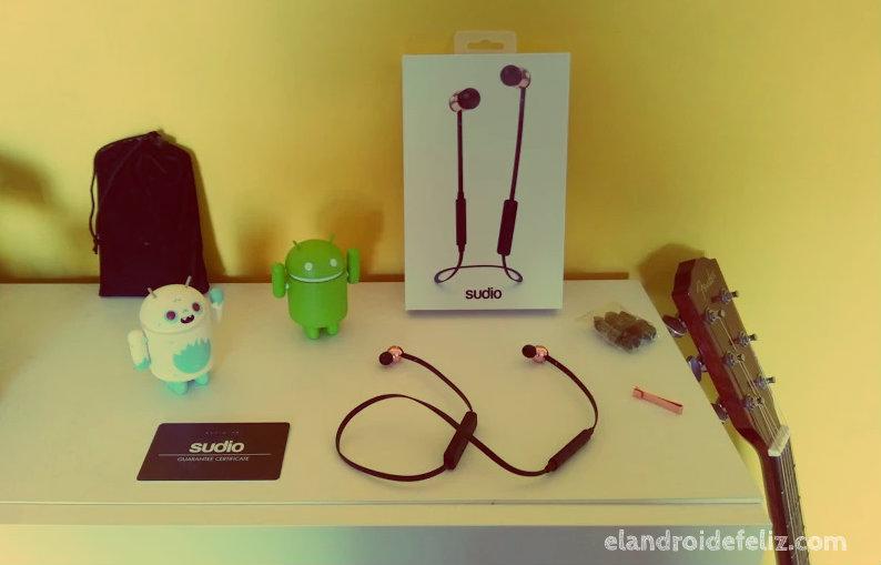 auriculares bluetooth sudio vasa bla inalámbricos análisis review reseña comprar descuento cupones calidad premium bajos agudos cables lisos dorado estilo clase elegante