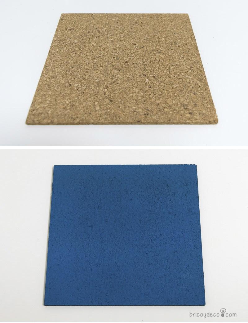 pintar corcho con pintura forja en spray