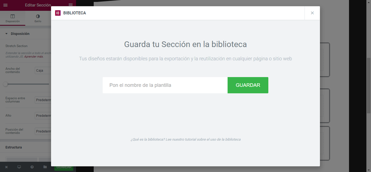 Visual composer gratuito para WordPress - Elementor