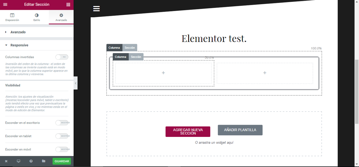 Visual composer gratuito para WordPress - Elementor