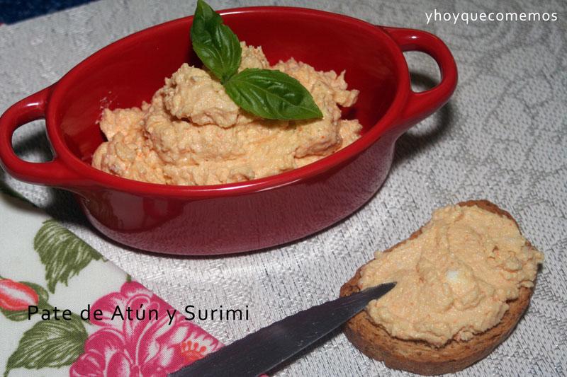 pate de atun y surimi
