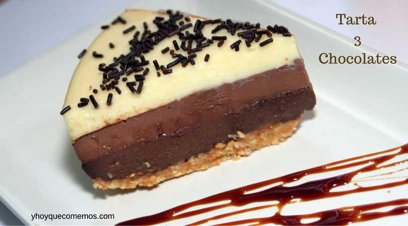 tarta 3 chocolates