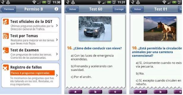 mejores apps de test de DGT