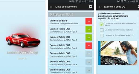 aplicación test dgt