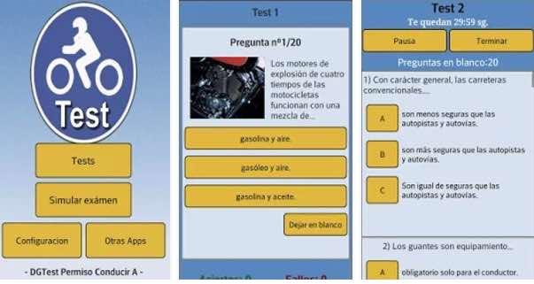 app test examen moto dgt