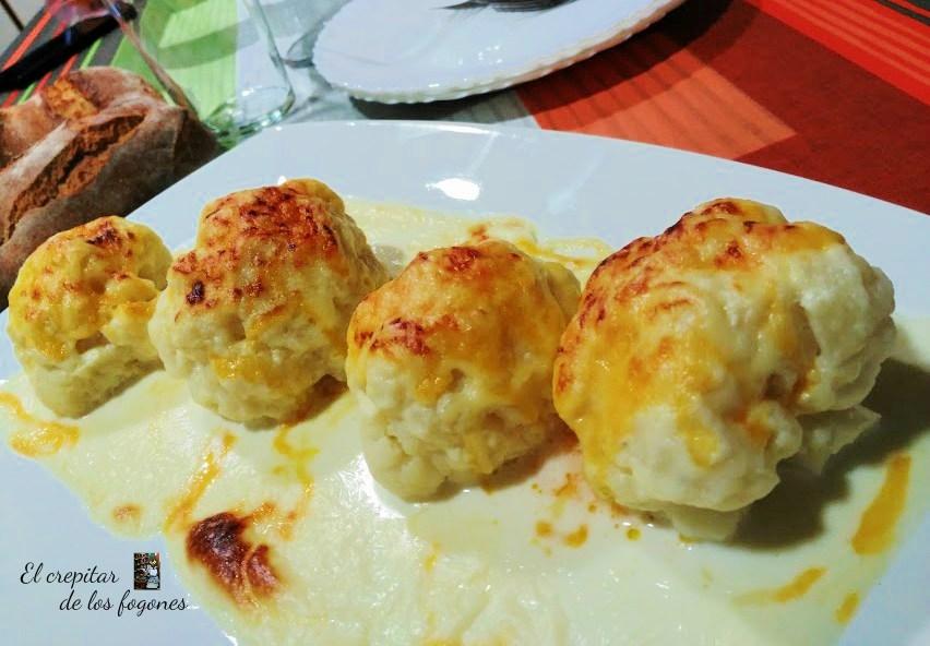 coliflor gratinada