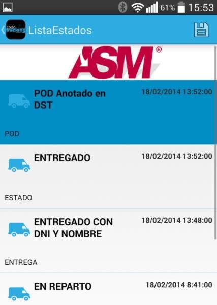 aplicación seguimiento paquetes España