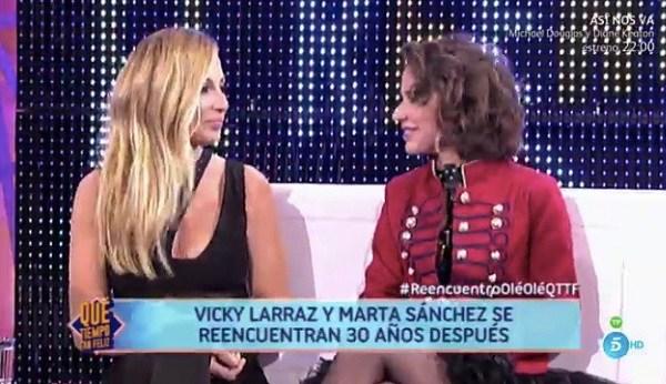 Marta Sánchez y Vicky Larraz recuerdan el éxito de Olé Olé