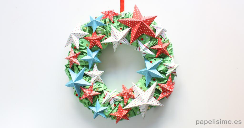 como-hacer-corona-de-navidad-adviento-papel-diy-christmas-wreath