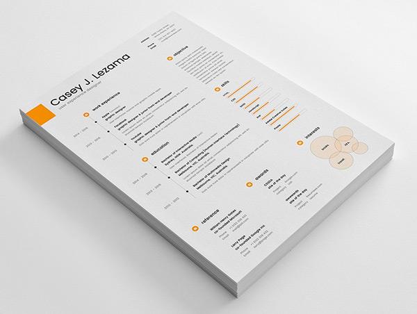 modelos de curriculum vitae psd