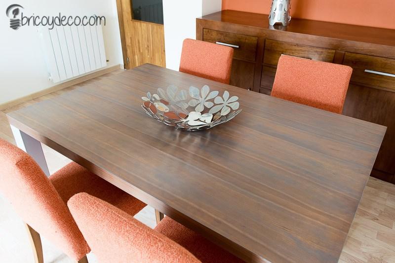 cómo renovar una mesa con lasur